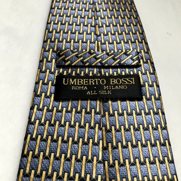 Umberto Bossi Handmade All-Silk Executive Tie - Picture 7 of 8